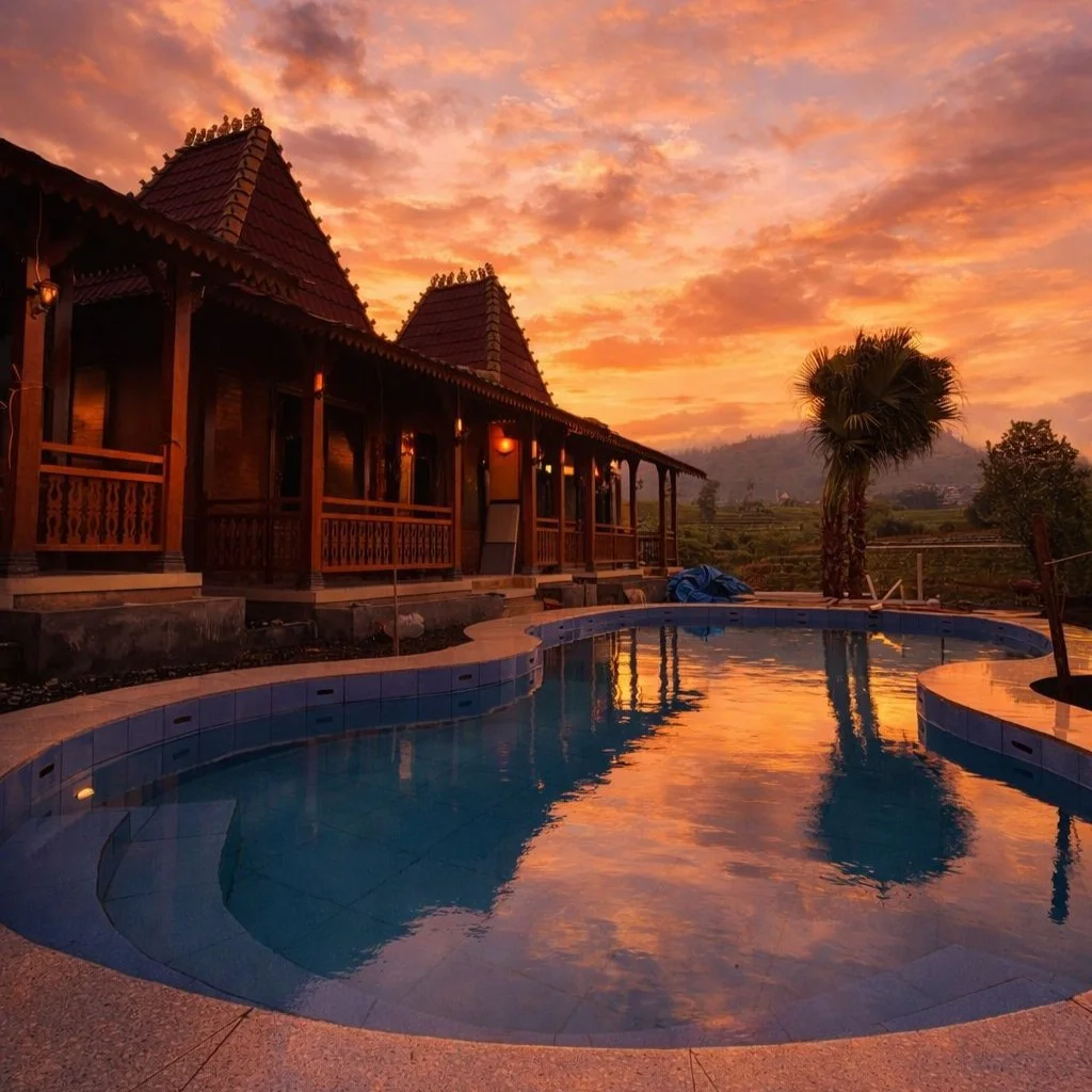 Villa Joglo Kademangan View Gunung Pakuwaja